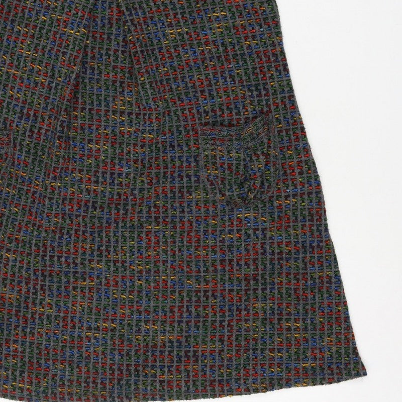 Izabel London Women’s Grey Multicolour Knit Jumper Dress UK 10