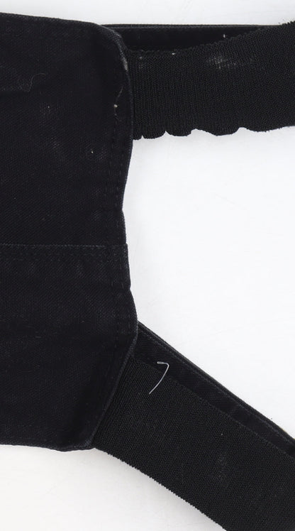 Walls Mens Black L Insulated Workwear Dungarees Bib Overalls