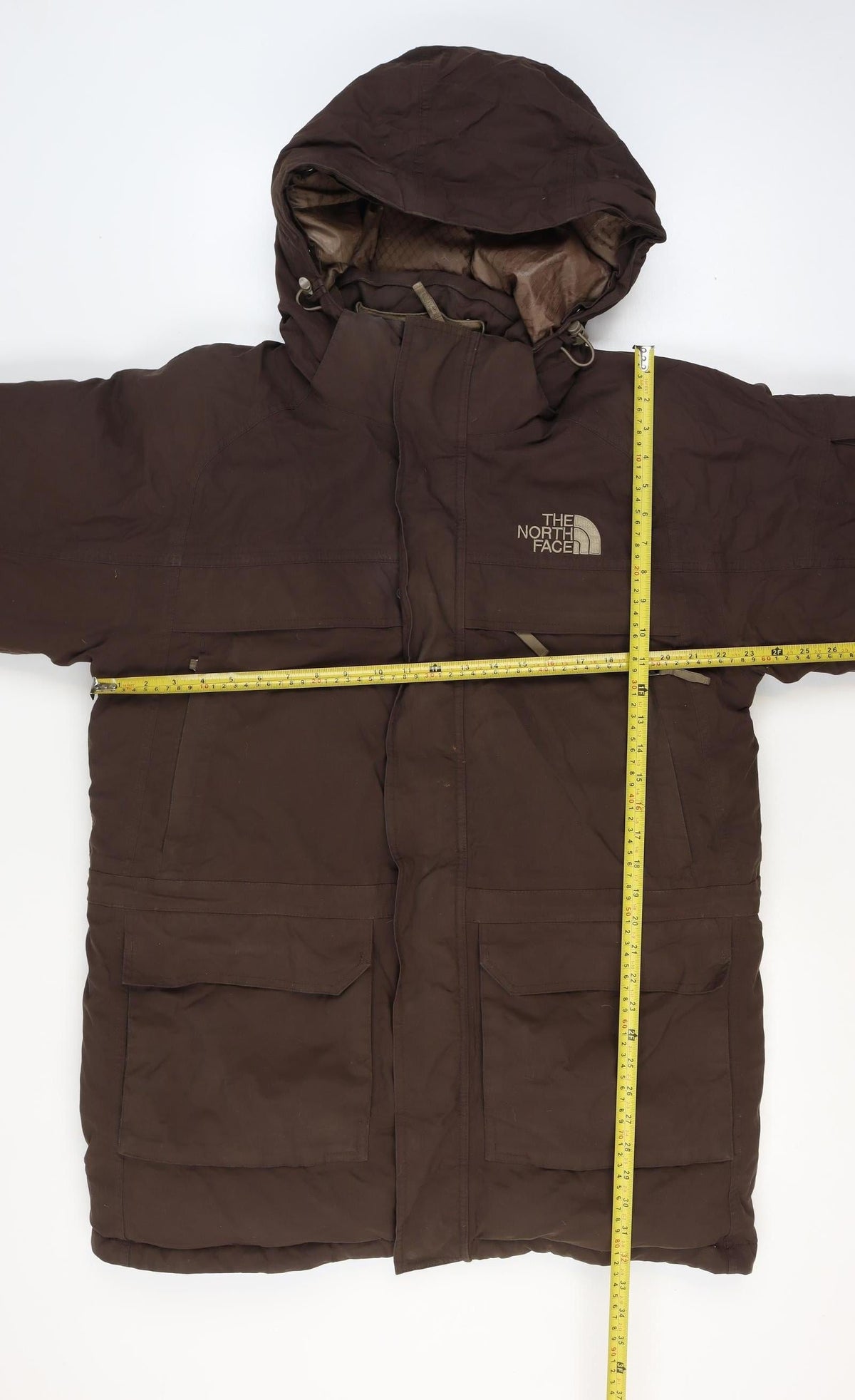 The North Face Men’s Brown M HyVent Down Hooded Parka Jacket