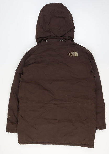 The North Face Men’s Brown M HyVent Down Hooded Parka Jacket