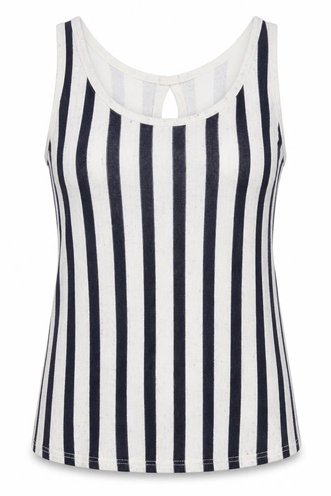 Superdry Women’s Multicoloured S Striped Racerback Pocket Tank Top