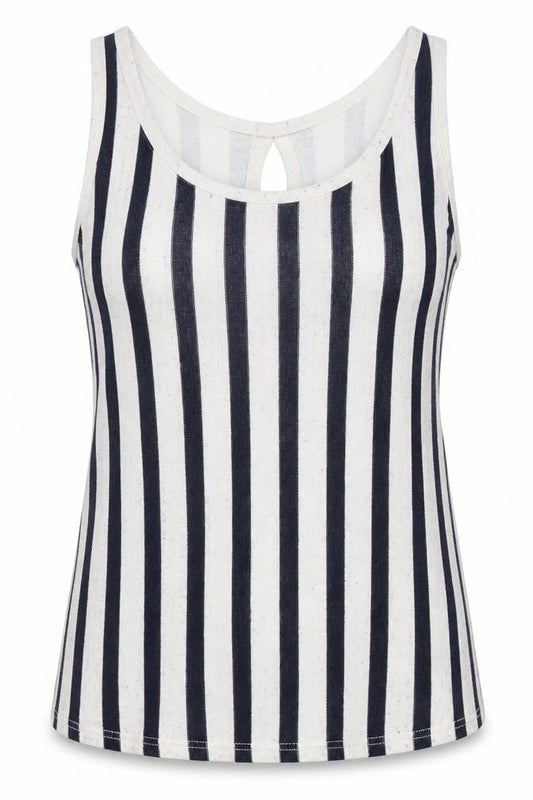Superdry Women’s Multicoloured S Striped Racerback Pocket Tank Top