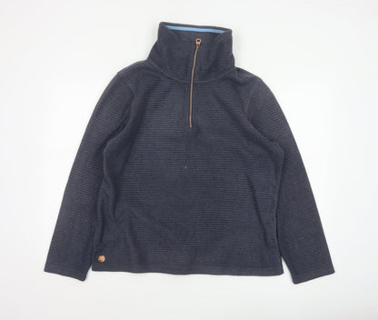 Regatta Women’s Navy Blue UK 16 1/4 Zip Fleece Sweatshirt