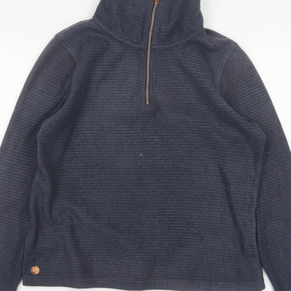 Regatta Women’s Navy Blue UK 16 1/4 Zip Fleece Sweatshirt