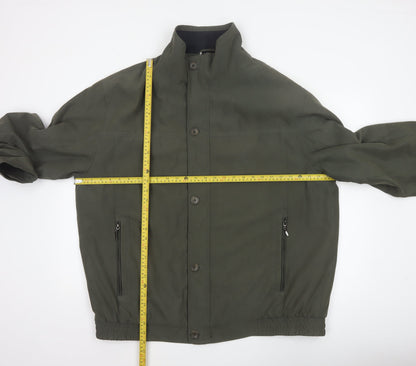 EWM Pure Classics Men's Green 2XL Basic Jacket Button Zip Pockets
