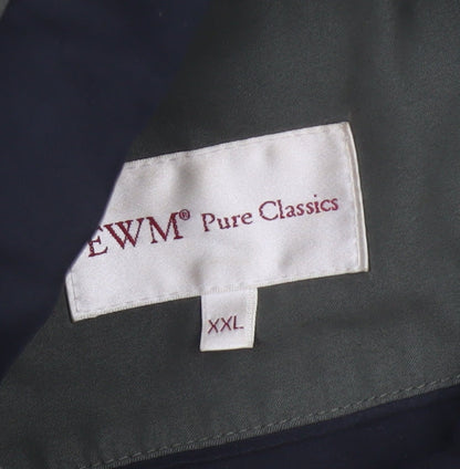 EWM Pure Classics Men's Green 2XL Basic Jacket Button Zip Pockets