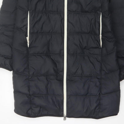 Nike Women’s Black XS Long Hooded Down Puffer Coat