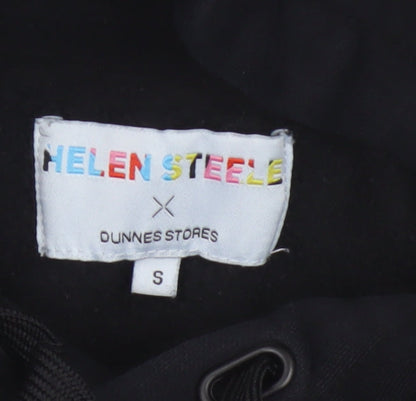 Helen Steele x Dunnes Women’s Black S Pullover Hoodie Logo Pocket