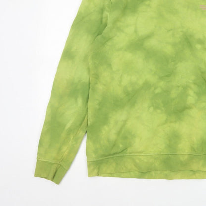 Redefined Rebel Men’s Green L Pullover Sweatshirt Graphic Logo
