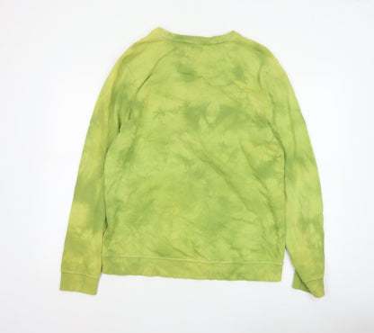 Redefined Rebel Men’s Green L Pullover Sweatshirt Graphic Logo