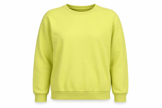 Marks and Spencer Women Yellow M Crew Neck Cotton Blend Sweatshirt