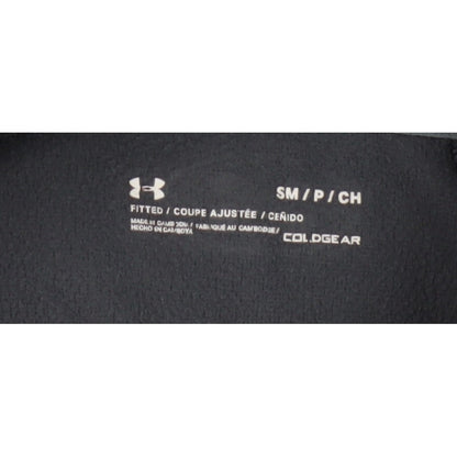 Under Armour Men Grey S ColdGear 1/4 Zip Athletic Sweatshirt