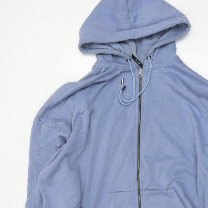 George Women’s Blue XL 20-22 Full Zip Hooded Sweatshirt Pockets