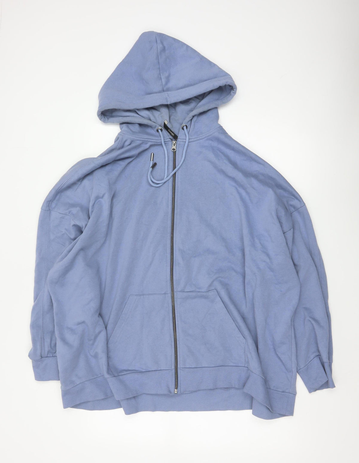 George Women’s Blue XL 20-22 Full Zip Hooded Sweatshirt Pockets