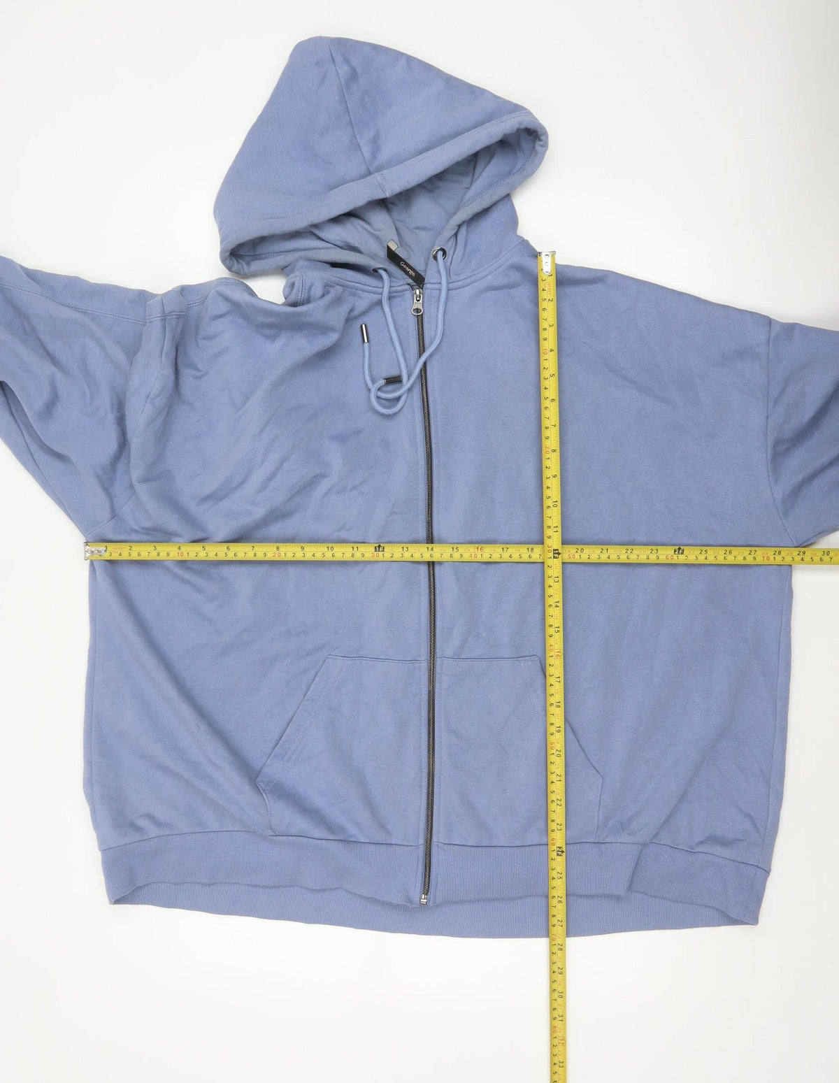 George Women’s Blue XL 20-22 Full Zip Hooded Sweatshirt Pockets