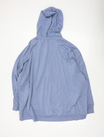 George Women’s Blue XL 20-22 Full Zip Hooded Sweatshirt Pockets