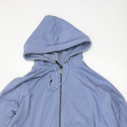George Women’s Blue XL 20-22 Full Zip Hooded Sweatshirt Pockets