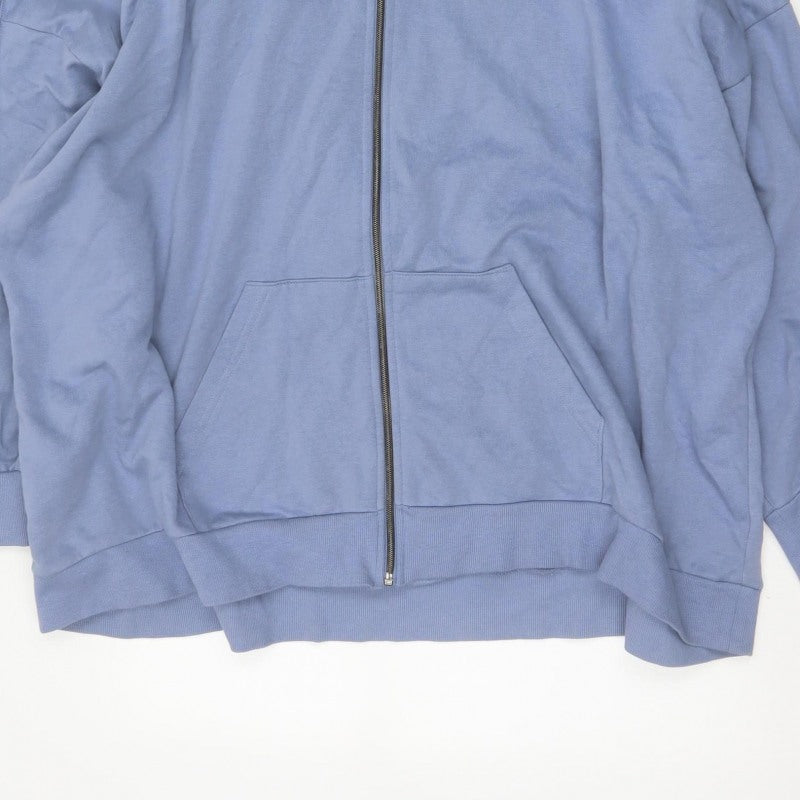 George Women’s Blue XL 20-22 Full Zip Hooded Sweatshirt Pockets