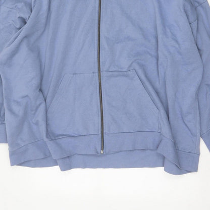 George Women’s Blue XL 20-22 Full Zip Hooded Sweatshirt Pockets