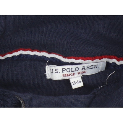U.S. Polo Assn. Boys Blue 15-16 Years Pullover Hoodie Logo