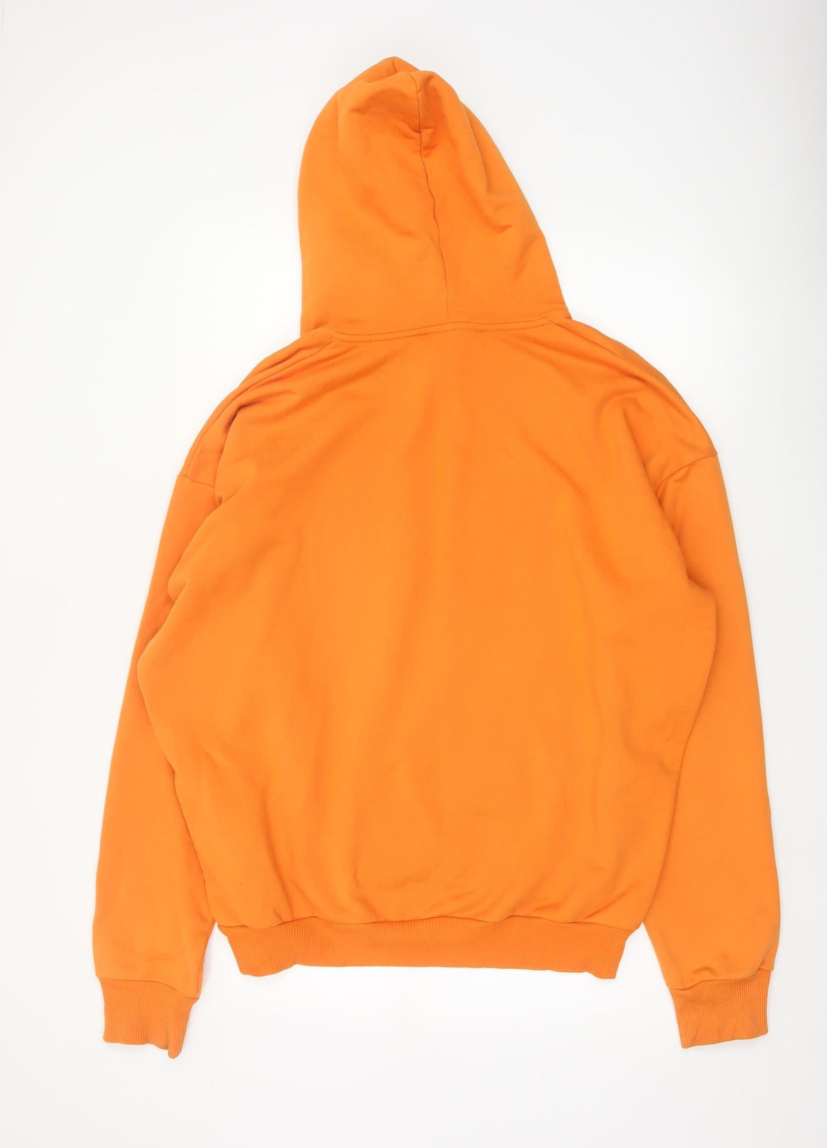 Diesel Men's Orange L Pullover Hoodie Logo Graphic Cotton