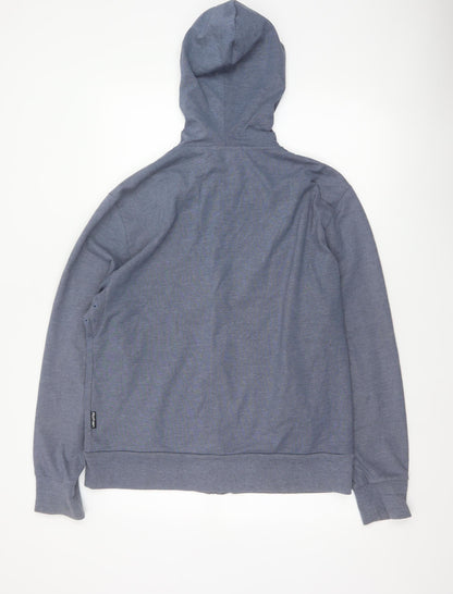 Rohan Men’s Grey M Full Zip Hooded Sweat Jacket Cotton Blend