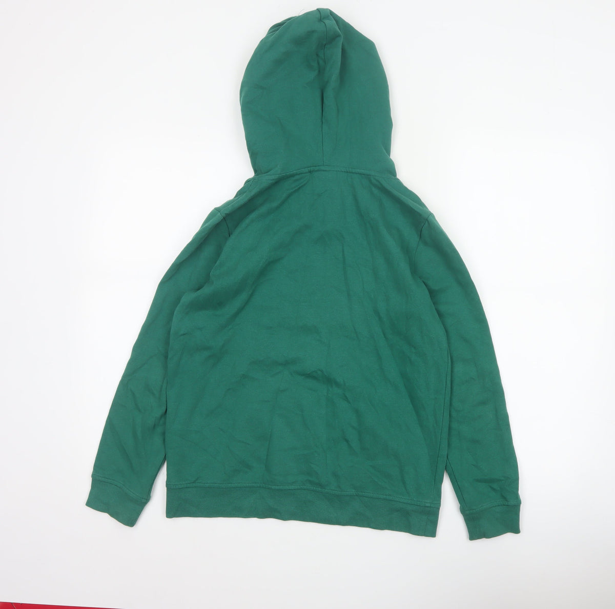 Vans Women's Green XS Logo Pullover Hoodie Fleece Kangaroo Pocket