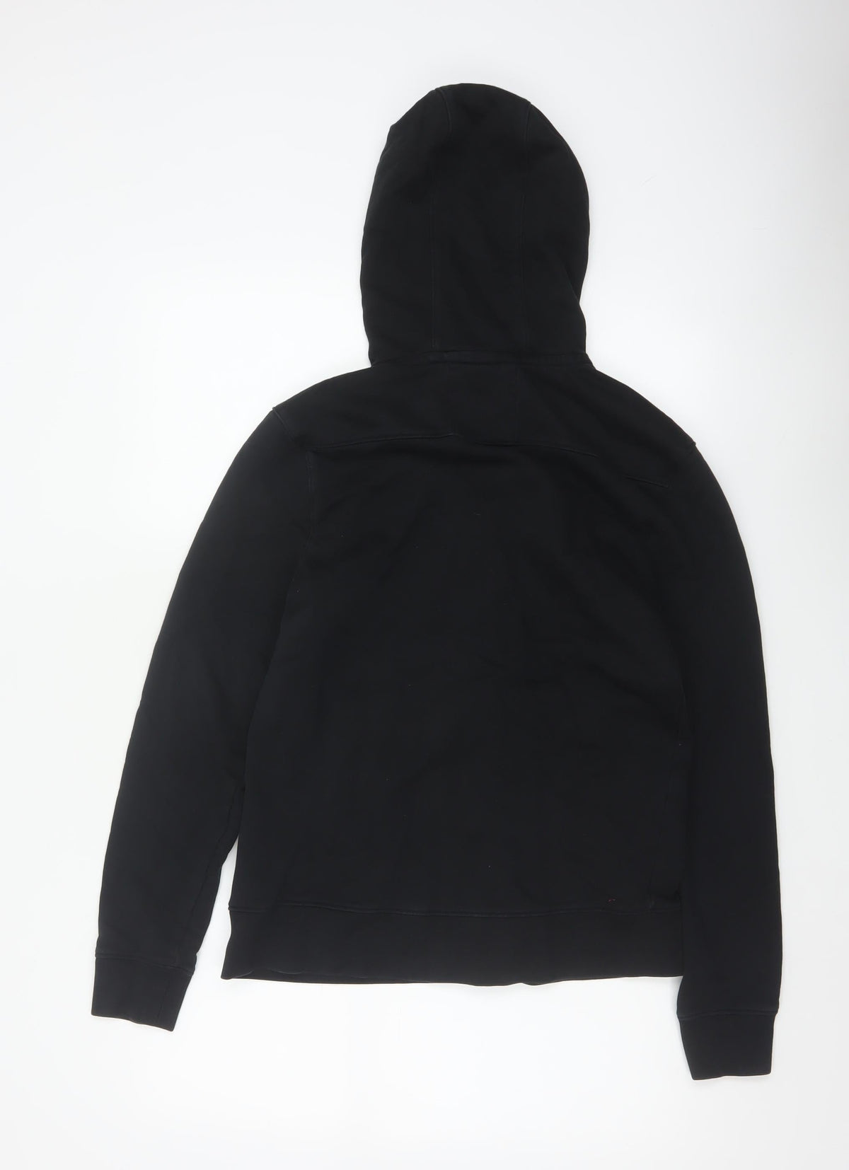 Van Heusen Men’s Black S Full Zip Hooded Cotton Rich Hoodie