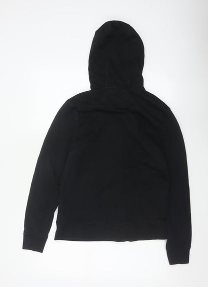 Van Heusen Men’s Black S Full Zip Hooded Cotton Rich Hoodie