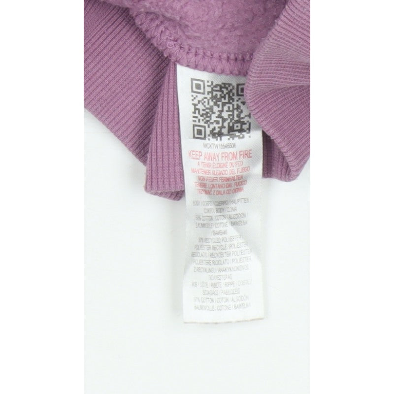 McKenzie Men’s Purple L Pullover Logo Hoodie Fleece Drawstring Pockets