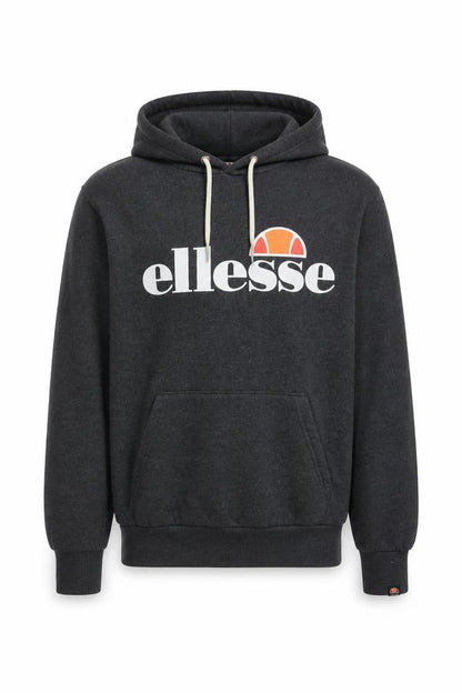 Ellesse Men’s Grey XS Pullover Logo Graphic Hoodie Fleece