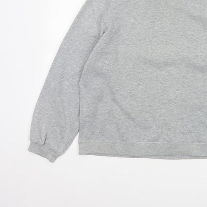 St. John's Bay Women’s Grey Crew Neck Pullover Sweatshirt Size L