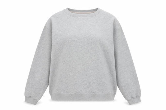St. John's Bay Women’s Grey Crew Neck Pullover Sweatshirt Size L