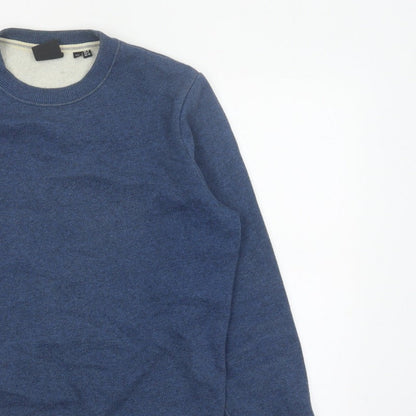 Superdry Women’s Blue UK 10 Crew Neck Pullover Sweatshirt Logo