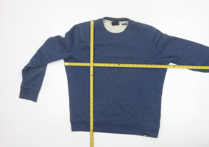 Superdry Women’s Blue UK 10 Crew Neck Pullover Sweatshirt Logo