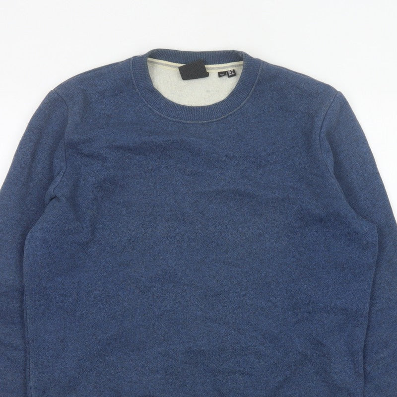 Superdry Women’s Blue UK 10 Crew Neck Pullover Sweatshirt Logo