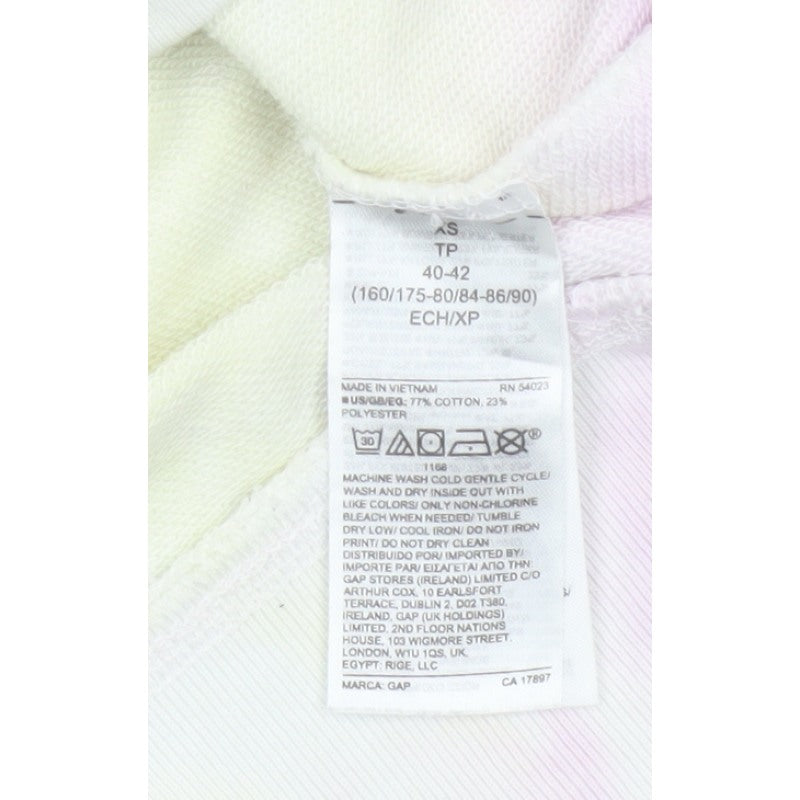 Gap Women’s Multicoloured XS Pastel Tie Dye Logo Crew Sweatshirt