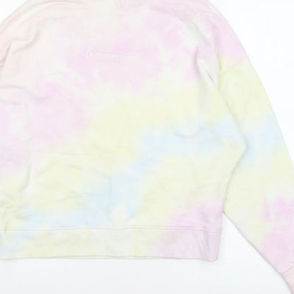 Gap Women’s Multicoloured XS Pastel Tie Dye Logo Crew Sweatshirt