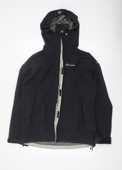 Berghaus Men’s Black M Waterproof Hooded Outdoor Rain Jacket