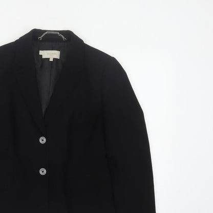 Hobbs Women’s Black UK 12 Tailored Single-Breasted Blazer Jacket