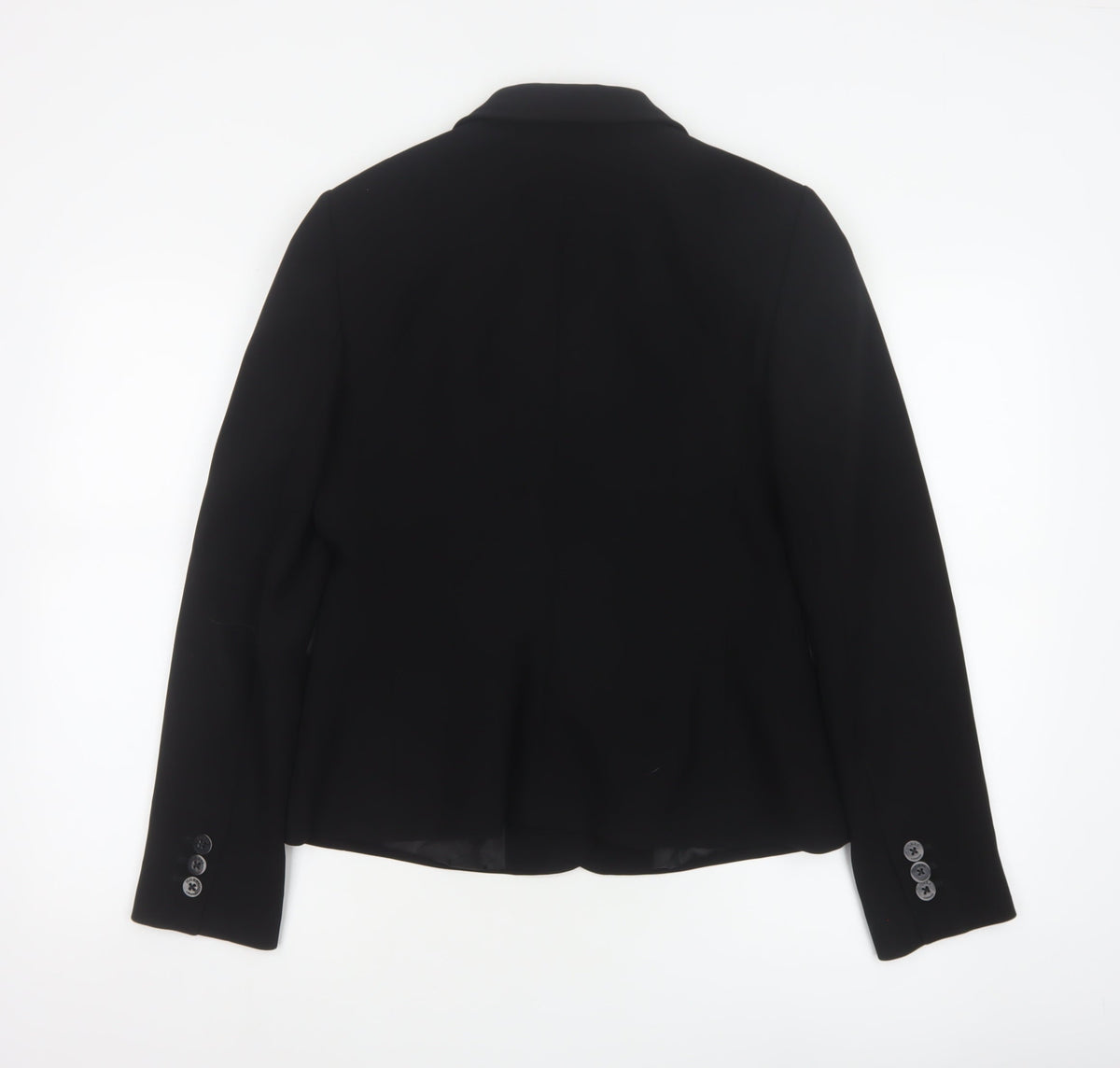 Hobbs Women’s Black UK 12 Tailored Single-Breasted Blazer Jacket