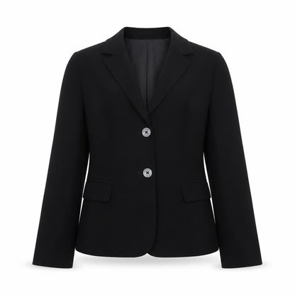 Hobbs Women’s Black UK 12 Tailored Single-Breasted Blazer Jacket