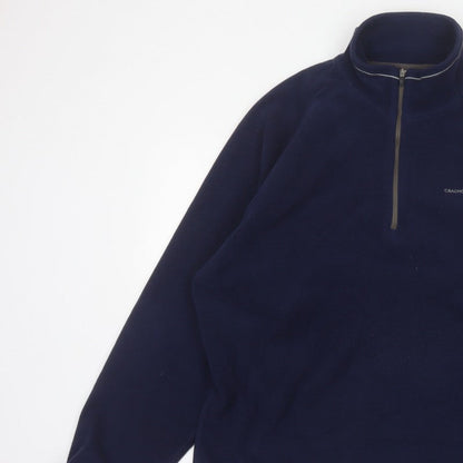 Craghoppers Men’s Blue XL 1/4 Zip Fleece Pullover Outdoor Sweatshirt