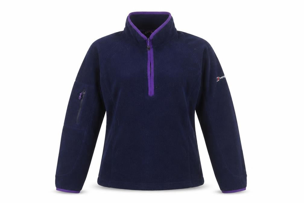 Berghaus Women’s Blue UK 10 Fleece 1/2 Zip Outdoor Sweatshirt
