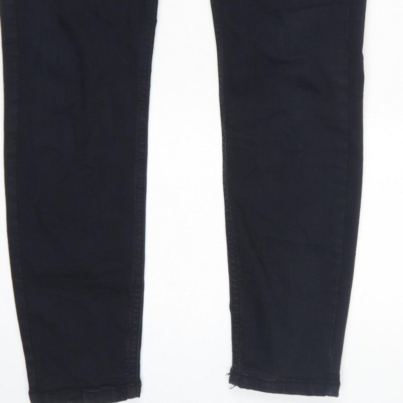 Topshop Moto Women Black W28 L32 Skinny Stretch Jeans