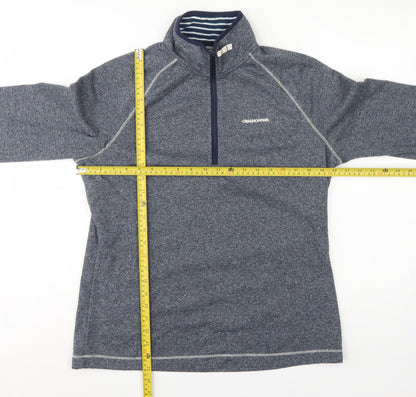 Craghoppers Women’s Grey UK 14 Fleece 1/4 Zip Pullover Sweatshirt