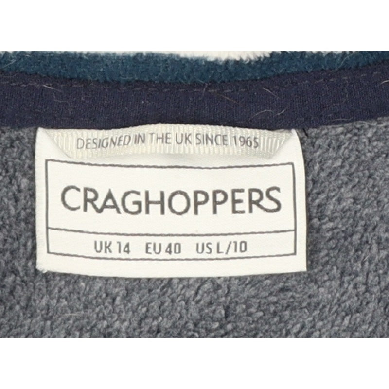 Craghoppers Women’s Grey UK 14 Fleece 1/4 Zip Pullover Sweatshirt