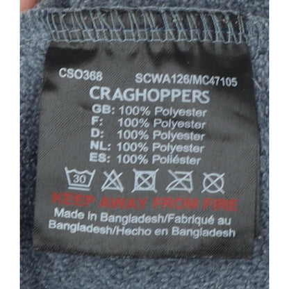 Craghoppers Women’s Grey UK 14 Fleece 1/4 Zip Pullover Sweatshirt