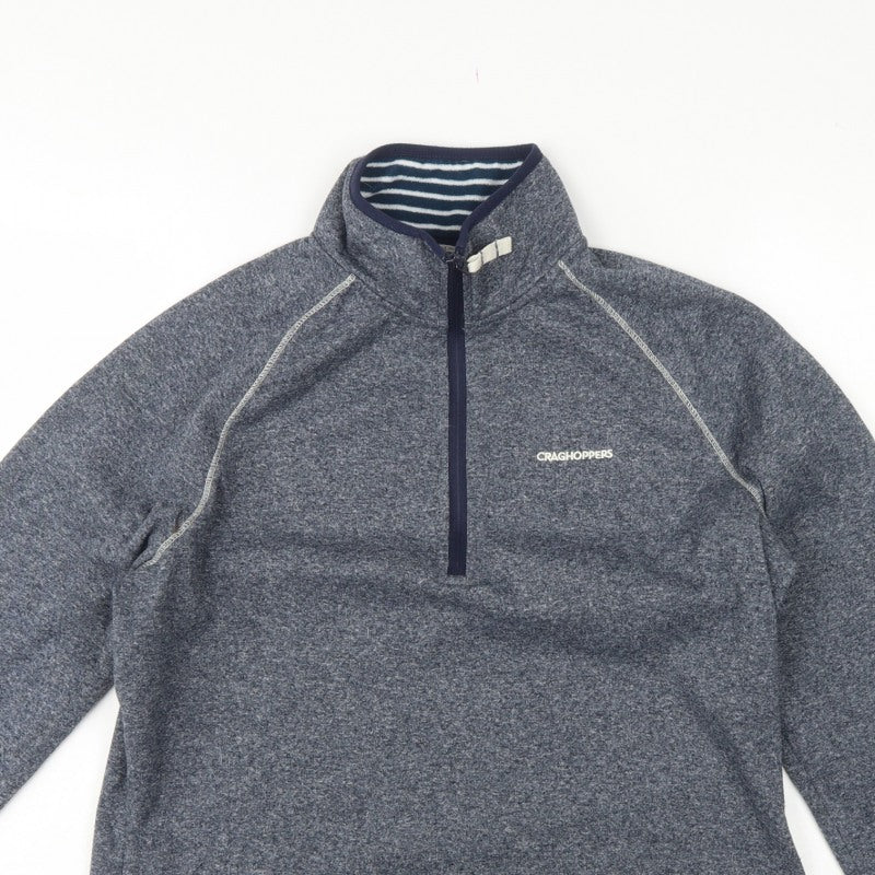 Craghoppers Women’s Grey UK 14 Fleece 1/4 Zip Pullover Sweatshirt