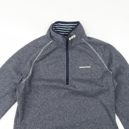 Craghoppers Women’s Grey UK 14 Fleece 1/4 Zip Pullover Sweatshirt